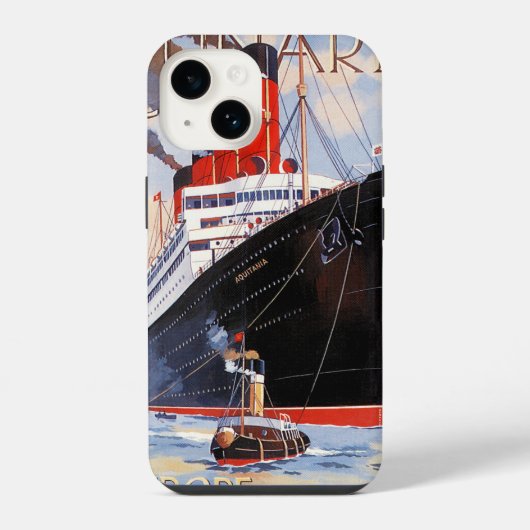 CUNARD客船アキタニア iPhoneケース (裏面)