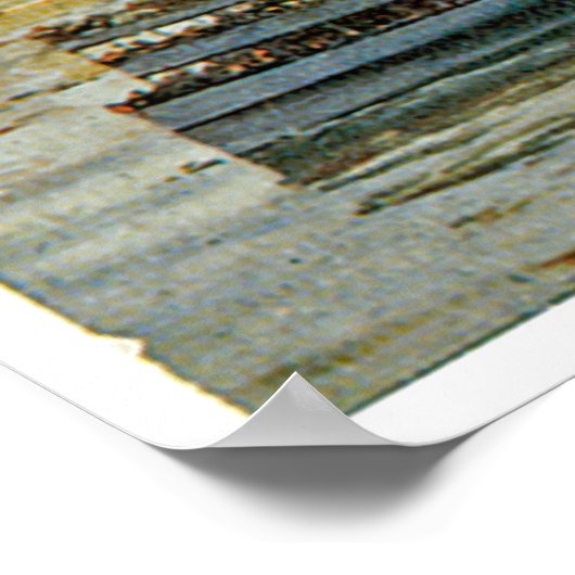 Cunarder at New York ポスター (角)