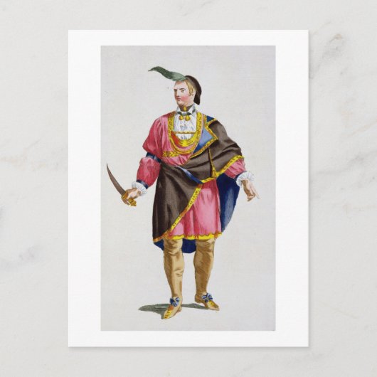 Cunne Shote, Cherokees, 1780 (colore) ポストカード (正面)