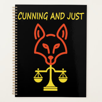 Cunning And Just - Fox Justice Balance Design プランナー手帳