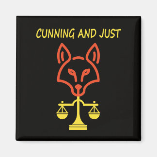 Cunning And Just - Fox Justice Balance Design マグネット