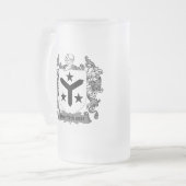 Cunninghamのマグ フロストグラスビールジョッキ (正面左)