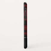 Cunninghamの格子縞のモノグラムのなiPhone XRの場合 Case-Mate iPhoneケース (裏面/左)