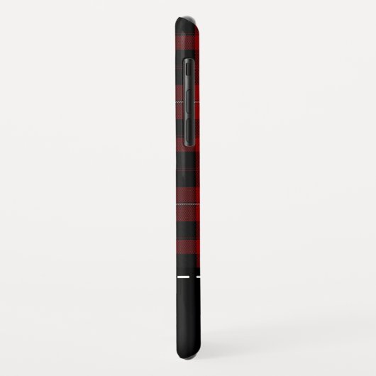 Cunninghamの格子縞のモノグラムのなiPhone XRの場合 Case-Mate iPhoneケース (裏面/左)