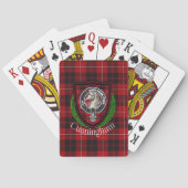 Cunningham Scottish Clan Tartan & Crest トランプ (裏面)