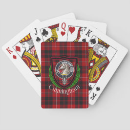 Cunningham Scottish Clan Tartan & Crest トランプ