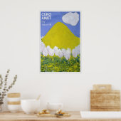 Cuno Amiet 'The Yellow Hill' Art Print Vibrant ポスター (キッチン)
