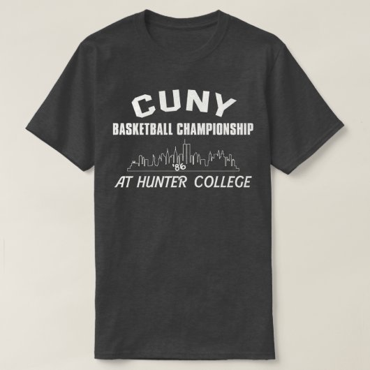 CUNYバスケットボール選手権大会 Tシャツ (デザイン正面)