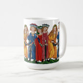 Cup 4人の王 コーヒーマグカップ (正面右)