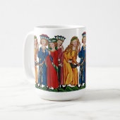 Cup 4人の王 コーヒーマグカップ (正面左)