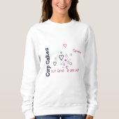 Cup Cake Dames basic sweater スウェットシャツ (正面)