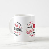 Cup Coffee Mug Valentine's Day コーヒーマグカップ (正面左)