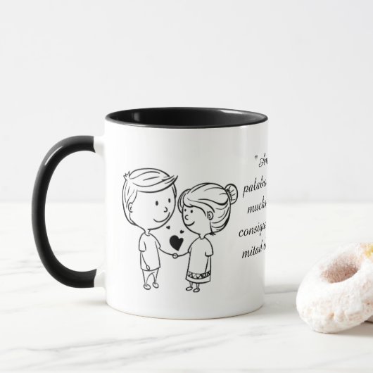 Cup Coffee Mug Valentine's Day マグカップ (ドーナツ)