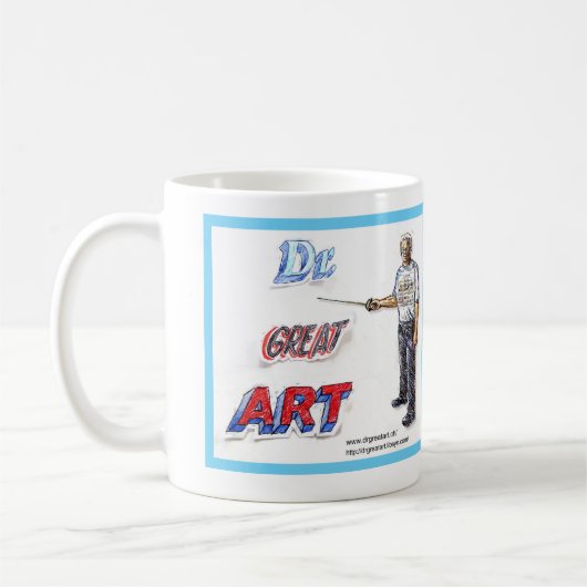 Cup Dr Great Art Kaffeetasse コーヒーマグカップ (左)