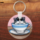 Cup O Kitty Keychain キーホルダー (正面)