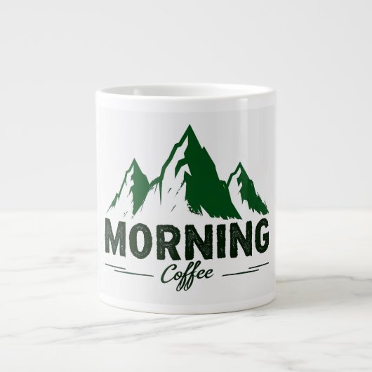 CUP oFコーヒージャンボいくつかの日、 ジャンボコーヒーマグカップ (正面)