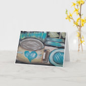 Cup of Coffee カード (黄色い花)