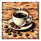 Cup of coffee フォトプリント            (正面)