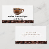 Cup of Fresh Brewed Coffee | Beans 名刺 (正面/裏面)