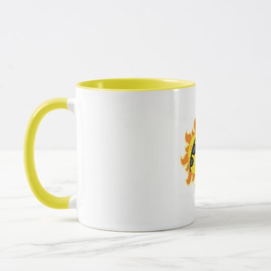 Cup of Happy Sunshine Modern マグカップ (左)