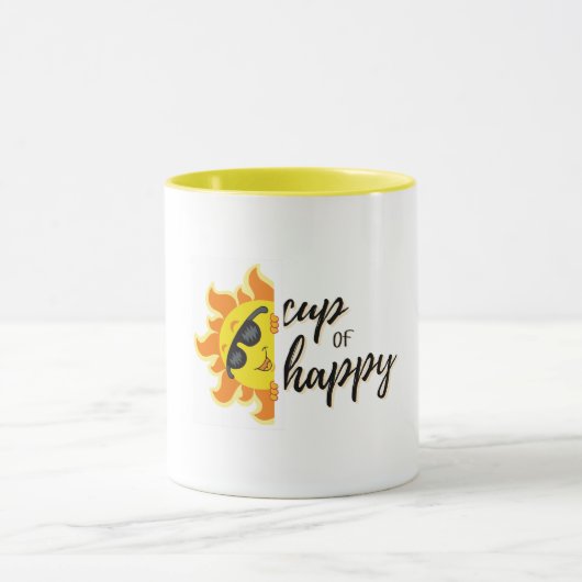 Cup of Happy Sunshine Modern マグカップ (中央)