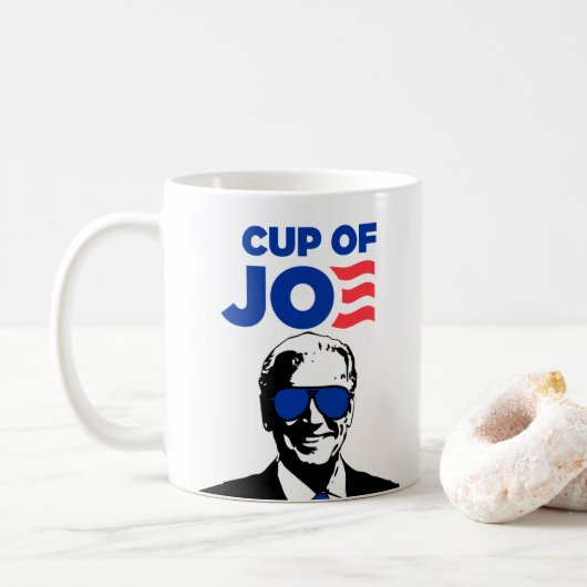 Cup Of Joeバイデン氏2024 Coffee Mug コーヒーマグカップ (ドーナツ)