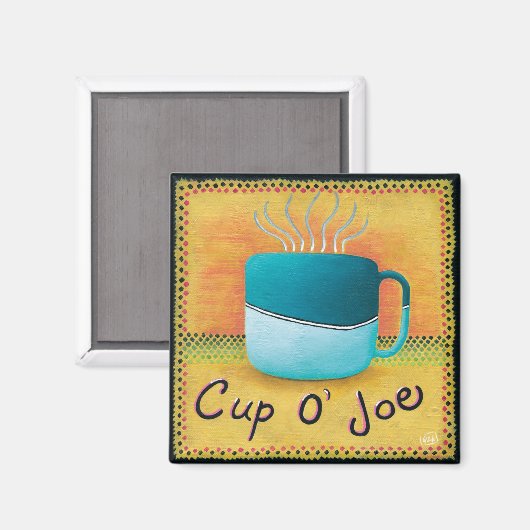 Cup of Joe Coffee Lover Magnet マグネット (正面/裏面)