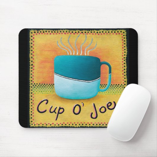 Cup of Joe Coffee Lover Mouse pad マウスパッド (マウス)