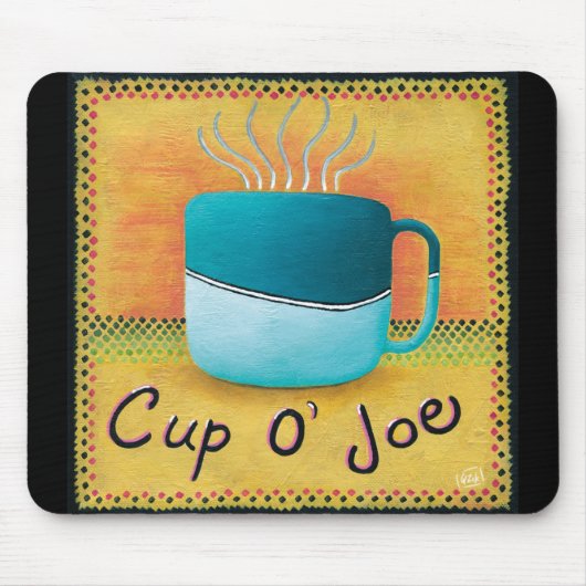 Cup of Joe Coffee Lover Mouse pad マウスパッド (正面)