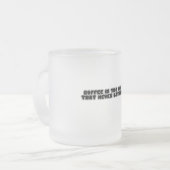 Cup of love and feelings フロストグラスマグカップ (正面左)