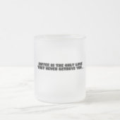 Cup of love and feelings フロストグラスマグカップ (中央)