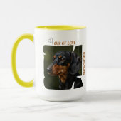Cup of Love Dog Lover 15 oz Coffee Mug Gift Ideas マグカップ (左)
