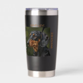 Cup of Love Dog Lover 15 oz Thermal Tumbler 保温保冷タンブラー (正面)