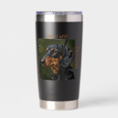 Cup of Love Dog Lover 15 oz Thermal Tumbler 保温保冷タンブラー (背面)