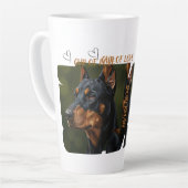 Cup of Love Dog Lover 17oz Large Latte Mug カフェラテマグ (左アングル)