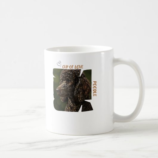 Cup of Love Dog Lover Coffee Gift Ideas コーヒーマグカップ (右)