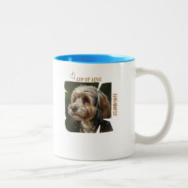 Cup of Love Dog Lover Coffee Gift Ideas ツートーンマグカップ