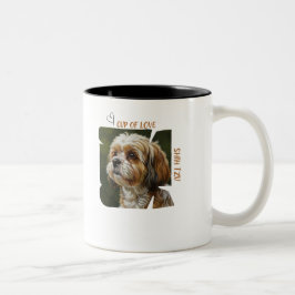 Cup of Love Dog Lover Coffee Gift Ideas ツートーンマグカップ