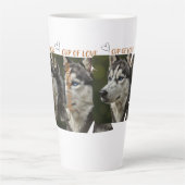 Cup of Love Dog Lover Large Latte Mug カフェラテマグ (正面)