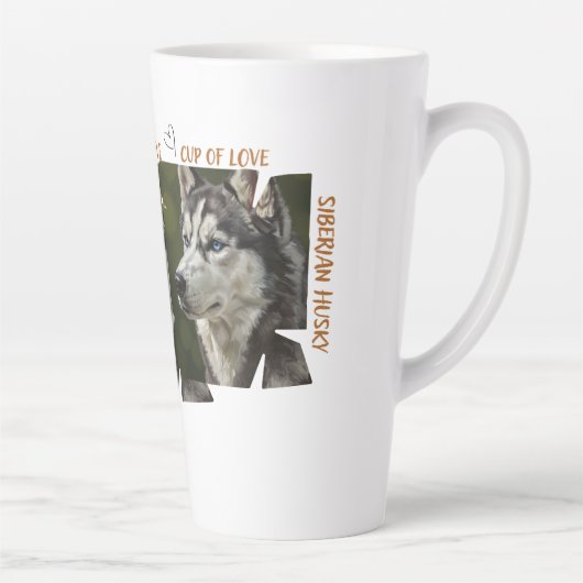 Cup of Love Dog Lover Large Latte Mug カフェラテマグ (右)