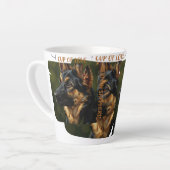 Cup of Love Dog Lover Small 12 oz Latte Mug カフェラテマグ (左アングル)