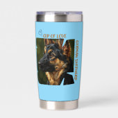 Cup of Love Dog Lover Thermal Tumbler 保温保冷タンブラー (正面)