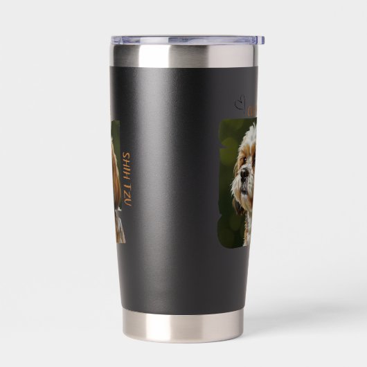 Cup of Love Dog Lover Thermal Tumbler 保温保冷タンブラー (左面)