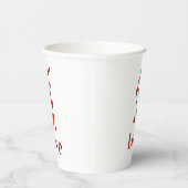 Cup of LOVE with hearts. 紙コップ (右)