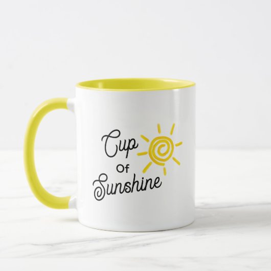 Cup of Sunshine Summer Vibe Modern Mindfulness マグカップ (左)