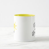 Cup of Sunshine Summer Vibe Modern Mindfulness マグカップ (中央)