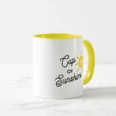 Cup of Sunshine Summer Vibe Modern Mindfulness マグカップ (正面右)