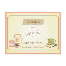 「Cup of Tea」おもしろギフトバウチャー