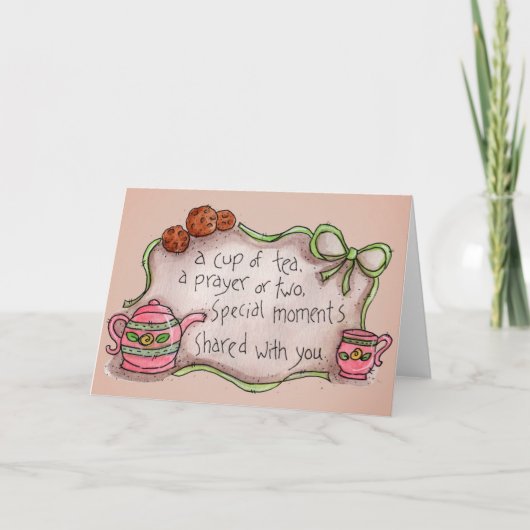Cup of Tea – グリーティングカード (正面)