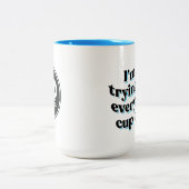 Cup of Tea [シアン] ツートーンマグカップ (中央)